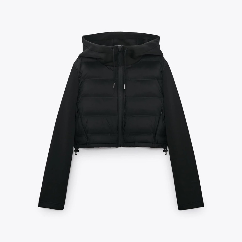 Zara Women's Cropped Black  Jacket